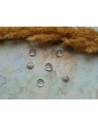 Шапочки для бусины. Цвет серебро. 10 шт
